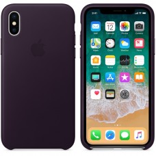 Apple Case Capa de Couro Iphone X (Cores)